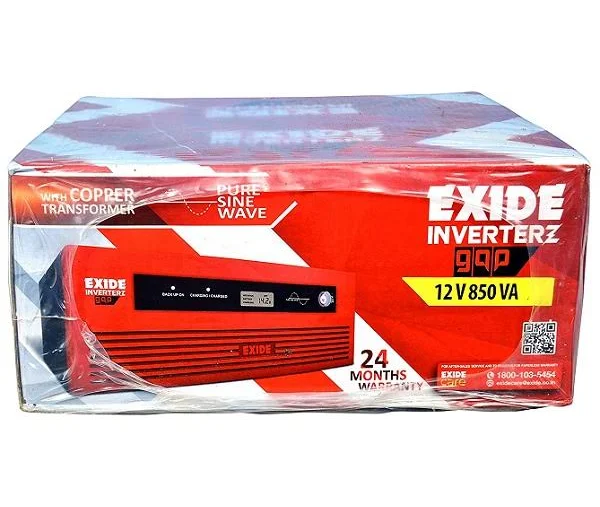 Exide Inverterz GQP850 Warranty - 24 months Full Replacement