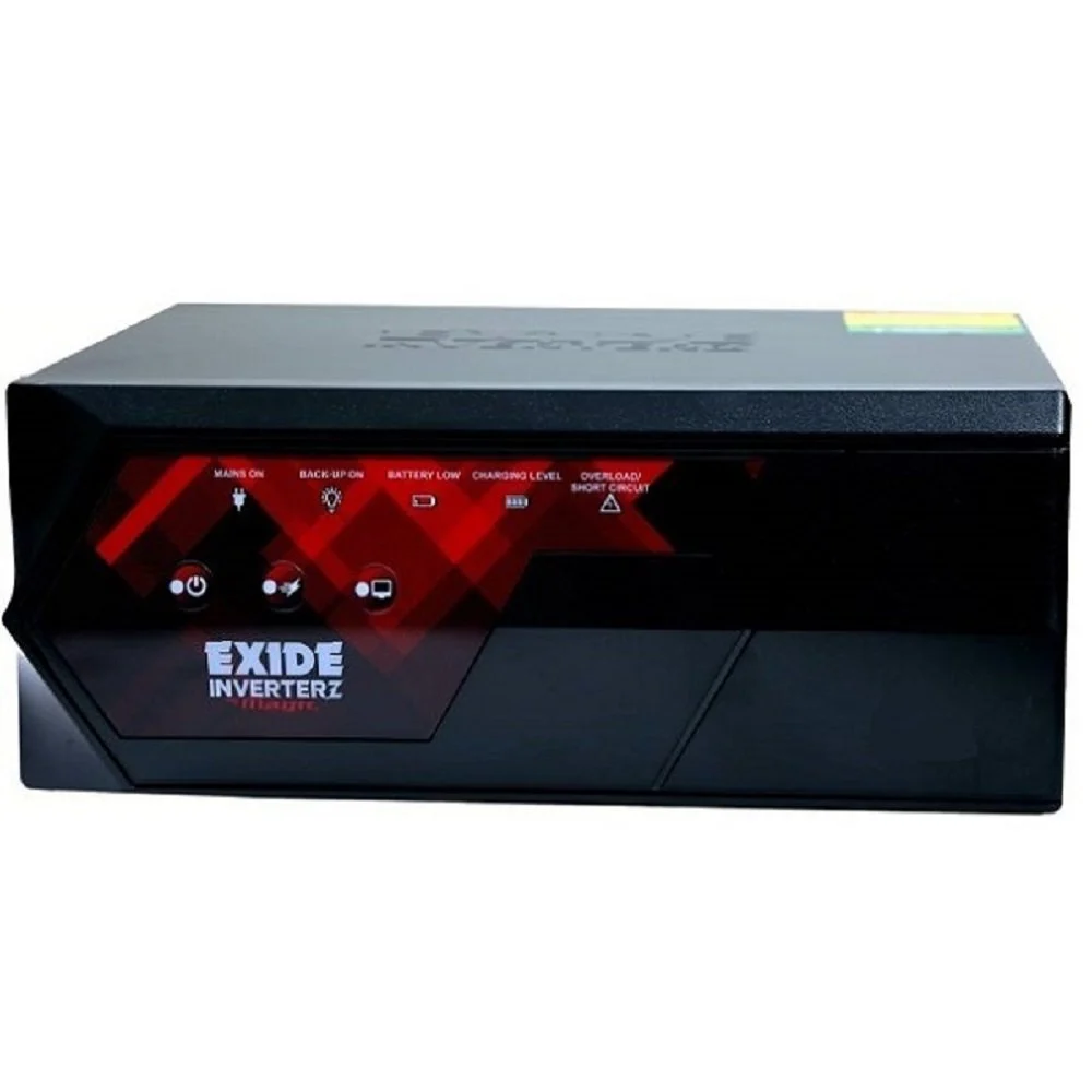 Exide Inverterz MAGIC700(12V, 650VA) Warranty - 24 months Full Replacement