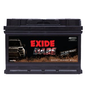 EXIDE – DARE: DRDIN66 (66AH) 48MONTHS WARRANTY (24M FOC + 24 PRO RATA)-NEW