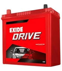 EXIDE –DRIVE : DRIVE35R(35AH) -36MONTHS WARRANTY (18MFOC+18M PRO RATA)
