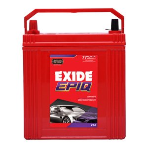 EXIDE - EPIQ35L 35AH 77MONTHS WARRANTY (42M FOC + 35 PRO RATA)