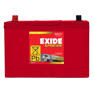 EXIDE –XPRESS : XP800F(80AH) -42MONTHS WARRANTY (24MFOC+18M PRO RATA)