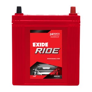 EXIDE –RIDE: RIDE35L (35AH) 24MONTHS WARRANTY (12M FOC + 12 PRO RATA)