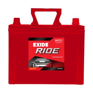 EXIDE –RIDE: RIDE700RF  (65AH) 24MONTHS WARRANTY (12M FOC + 12 PRO RATA)
