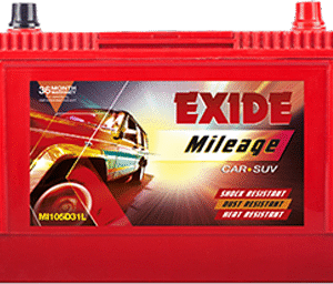 EXIDE - FEYO-EY115D31L 90AH 44MONTHS WARRANTY (24M FOC + 20M PRO RATA)