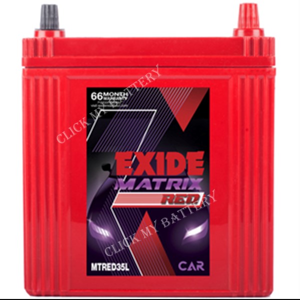 EXIDE FMT0-MTRED35R (35AH) 66MONTHS WARRANTY (36M FOC + 30M PRO RATA)