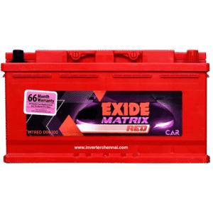 EXIDE FMT0-MTREDDIN100 (100AH) 66MONTHS WARRANTY (36M FOC + 30M PRO RATA)