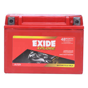 EXIDE-FXL0-XLTZ9 (9AH) 48MONTHS WARRANTY (24M FOC + 24M PRO RATA)
