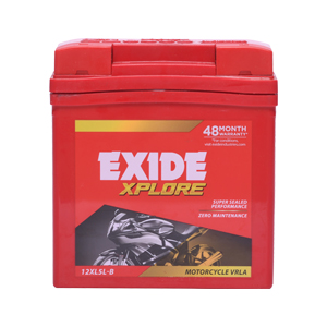 EXIDE-FXL8-12XL5L-B (5AH) 48MONTHS WARRANTY (24M FOC + 24M PRO RATA)