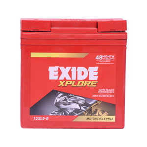 EXIDE-FXL8-12XL9B (9AH) 48MONTHS WARRANTY (24M FOC + 24 PRO RATA)